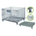 Stackable Foldable Galvanized Steel Welded Heavy Duty Wire Container